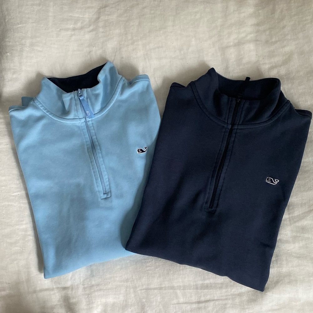 Vineyard Vines, Boys, Saltwater Quarter Zip, Size L,
